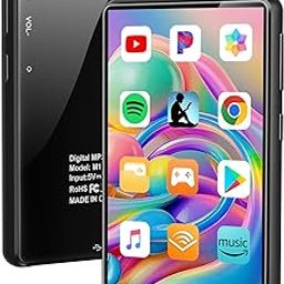 MP3 Player with Bluetooth and WiFi, 3GB RAM 32GB ROM Up to 512 GB, 4" Touch Screen, Parental Control, GMS, Android MP4 Player Compatible with Spotify, Audible, Music, FM, E-Book, Educational, Games-10