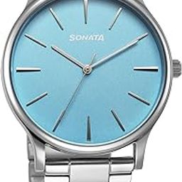 Aspire Quartz Analog Blue Dial Stainless Steel Strap Watch for Men-image-68