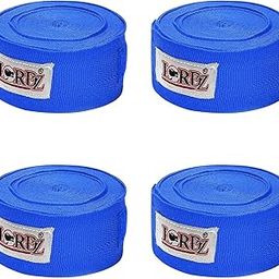 Lordz Cotton/Nylon Boxing Hand Wraps (Set of 2) Combo Semi Elastic Hand & Wrist Support for Kickboxing Training Gym Workout (Size: 120 Inch)-image-62