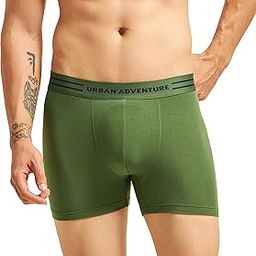 Men's Anti Bacterial Premium Micro Modal Spandex Solid Trunks with No Marks Waistband - Moisture Wicking and StayFresh Treatment-40
