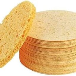 UJEAVETTE® 6xCompressed Facial Sponges for Face Cleansing Reusable Cosmetic Sponge-44