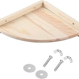 Bird Perch Platform Parrots Wood Perch Stand Corner Shelf Exercise Toy Cage Accessories for Parakeet Conure Cockatiel Budgie Gerbil Rat Chinchilla Hamster-image-45