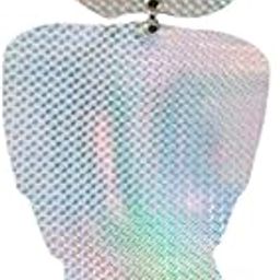 UJEAVETTE Hanging Reflective Owl Bird Scare Fake Owl Decoy for Sparrows Patio Window-image-16