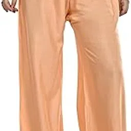 fusfus Women's Solid Rayon Regular Fit Palazzos Relaxed Pants (FS523 Free Size) Multicolour-picture-13