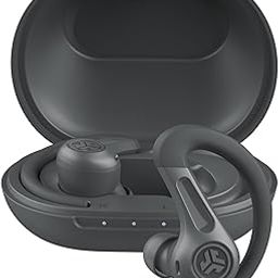 JLab JBuds Sport ANC 4 Active Noise Cancelling Earbuds - True Wireless Running Earphones, Bluetooth Sports Headphones, 60 H Playtime In Ear Buds for Gym, IP66, USB-C Charging Case, Graphite-25