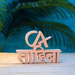 NUKKAD TALES CA Sahiba - Pink, Office Desk Decoration Item for CA, Chartered Accountant Gifts, CA gift for Students, Aspirants-image-95