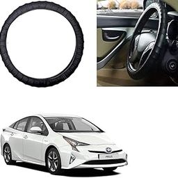 AdroitZ Car Steering Wheel Cover for Toyota Prius (Black)-image-23