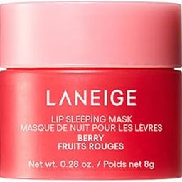 Laneige Lip Sleeping Mask | Moisturizing Lip Treatment with Vitamin C + Shea Butter for Soft Hydrated Lips | Overnight Repair | Lip Balm For Dry Chapped Lips| Lasting Hydration | Berry |8Gm-6