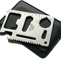 Right Gear Stainless Steel Bottle Opener 11 In 1 Multi Function Credit Card Style Survival Tool Kit-27