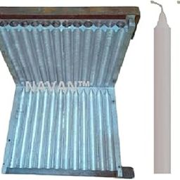NAVAN®-8"(20.3cm) 30-Gram 24-Pc's Plain Candle Making Mold, (Rs.10/-Size), Candle Manual Machine for Home Business Candle Art & Craft-image-54