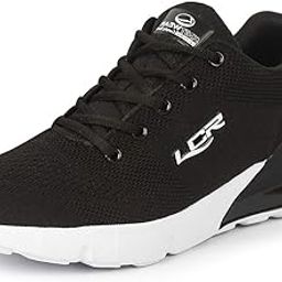 Men's Black Sports Walking Shoes, 8 UK-12