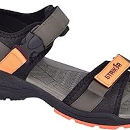 Synthetic Sandal For Men | Comfortable & Light Weight | Stylish & Anti-Skid | Waterproof | Adjustable | Tpr Sole Material | Regular Use | Ideal For Casual Outings | Grey & Blue-picture-40