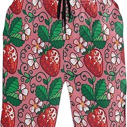 Men's Swim Trunks Mens Board Shorts Quick Dry Swimwear Pants with Mesh Lining-image-97