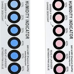 DRY&DRY 10-60% 6 Spot Humidity Indicator Cards -20 Pack Cards-20