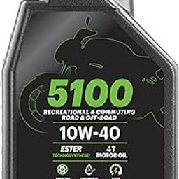 Motul 5100 4T Technosynthese 10W-40 API SL/SJ/SH/SG Semi Synthetic Engine Oil for Bikes s (1L)-13
