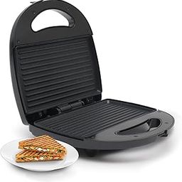 AGARO Delite Sandwich Maker, 750W, 4 Slice Non Stick Grill Plate, Power Indicator, Oil Free Toasting, Grilling, Black-picture-29