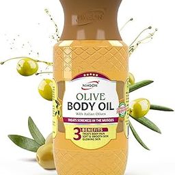 Nimson Olive Body Oil | Deep Moisturization, Soothing Relief | Italian Olives, Hydrating Formula | 500ml Bottle | Dry Skin, Radiant Glow, Ethically Sourced-image-10