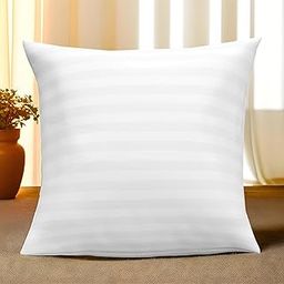Kuber Industries Soft Microfiber Sofa Cushions 16 inch x 16 inch | Decorative Sofa Pillows for Car & Couch | Perfectly Plush and Cozy Cushion for Relaxation & Back Support | Plain White-image-14