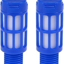 B K JAGAN & CO Plastic Exhaust Air Silencer, Air Line Pneumatic Muffler Air Compressor Fitting (Pack of 2) (1/8 Inch)-22