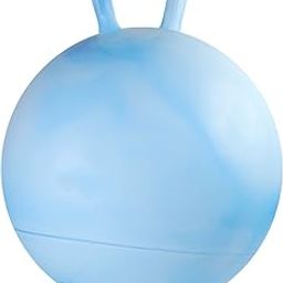 GENIE'S TOY BUS 18 inch Marble Hopper Ball | Blue Bouncy Hopping Ball with Handle | Fun Exercise Toy for Kids Ages 3-8 | Fast-Inflate Design | Indoor/Outdoor Play (Blue Color)-6