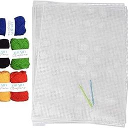 Cross Stitch Kit for Beginners | DIY Needlepoint Embroidery Kit with Yarn, Canvas & Plastic Needles | Perfect for Home Decor, Art & Craft Projects | Starter Sewing Kit for Adults & Kids-picture-28