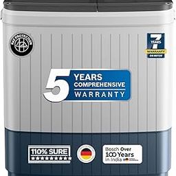 BOSCH 9 kg 5 Star with 1360 High RPM Spin Motor Semi Automatic Top Load Washing Machine Multicolor (WJP904P0IN)-10