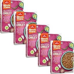 Haldiram's Dilli Style Choley Ready to Eat 300g x 5 | Minute Khana Dilli Style Choley | Quick Meals | Delicious Instant Food | Slow Cooked Heat | Easy-to-Prepare | Microwaveable | Ready to Cook Food-image-60