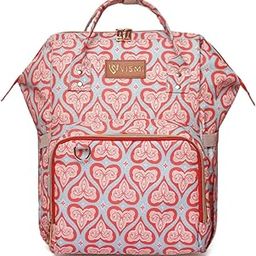 VISMIINTREND Diaper Backpack for Women | Maternity Bag |Premium Oxford Febric Baby Diaper Bag |Tote Diaper Handbag for Hospital, Travel, New Mom, New Born Baby |Travelling Diaper Bag for Mother White-image-95