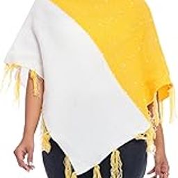 Women Winter Ponchu | Woolen Poncho for Women | Designer Ponchu for Women During Winter | Winter Shrugs | Winter top | Winter wear Yellow | Women Winter Coat (Yellow)-image-77
