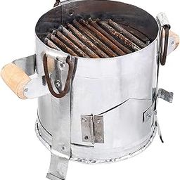 Pure Iron Sigdi/Chulha/Griller Heater Oven/Iron Ashtray/Angeethi/Coal Charcoal Stove/tandoor with Iron Chimta-image-52