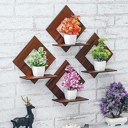DIYANSH ENTERPRISES Diwali Wall Decoration Items Made of Wooden Shelves Art hangings Home Decor Floating Shelves and Display Rack with Art for Living Room Kitchen and Bedroom?Perfect for Gifts-107-image-99