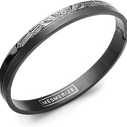 Stainless Steel Sirius Openable Oval Designer Kada Bracelets | Bracelet for Men and Boys |Designs| Waterproof, Anti-tarnish, Rust-free, Skin friendly | 8 mm Bracelets for Men-image-10