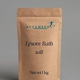 Accumedex Epsom Salt Soaking Aid, Lavender Scented, 1 kg, 1-Pack-image-2