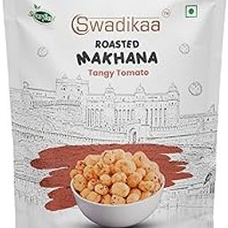 Swadikaa Roasted Makhana (Foxnuts) Tangy Tomato| Healthy Snacks |Source of Protein| Antioxidant | Rich Calcium | Zero Trans Fat | Zero cholesterol 55g (Pack of 1)-image-79