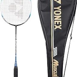 Yonex Muscle Power 22LT Aluminum Strung Badminton Racquet, G4 (Black Blue)-image-76