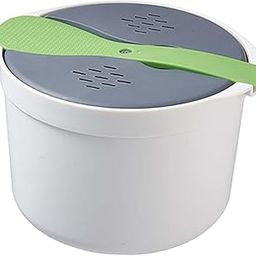 MERISHOPP™ Steaming Pot Microwaveable Multifunctional Rice Cooker for Rice Ramen Quinoa Green|Home & Garden|Kitchen Dining & Bar|Small Kitchen Appliances|Cookers & Steamers-image-38