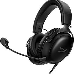 HyperX Cloud III Wired Gaming Headphones Over Ear Headset, PC, PS5, Xbox Series X|S, Angled 53Mm Drivers, DTS, Memory Foam, Durable Frame, Ultra-Clear 10Mm Mic, USB-C, USB-A, 3.5Mm Black(727A8AA)-19