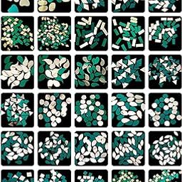 Teraiya's 30 Shape Mirror Kit for Art Craft Work |Mandala Art |Lippan Art Work | Embroidery Work with Free Storage Box (1500 pcs) Premium Cutting-21