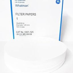 Whatman 125 mm Filter Paper Grade-1 / Qualitative Round Sheets Pack of 100-25