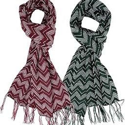 Stylish Warm Men & Women Winter Woolen Muffler (Pack of 2)-picture-17