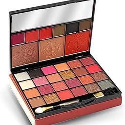 All-in-One Makeup Kit with Mirror - Includes 24 Eyeshadow Palette with Brush, 3 Eyebrow Powder, 3 Lip Gloss, 2 Applicator, Blush Contour and Highlighter Palette-89