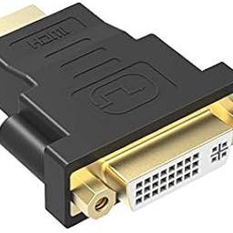 Tobo HDMI Male to DVI 24+5 Female Converter Gold-Plated 1080P HDMI to DVI Adapter Compatible with Laptop/PC/ PS3/4/TV/STB.- TD-502H-3