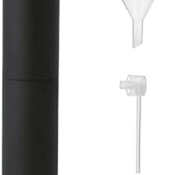 Homartel10ml Perfume Refill Bottle Refillable Perfume Bottle Mini Travel Empty Glass Spray Bottle with Extractor Pump,Funnel(Black)-31