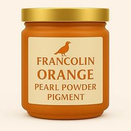 Francolin | Orange | Mica/Pearl Powder Pigment | Non Toxic | Vibrant Metallic Glowing | for Soap, Epoxy Resin, Painting, Nail Art & Craft, Cosmetic, Slime | 20g-picture-14