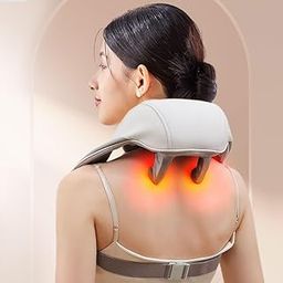 FLIXIFY Neck and Back Massager With Heating - Electric Wearable 5D Cervical Massage Machine for Deep Tissue Body Aches and Pains Relief - Shoulders, Waist and Legs-image-40