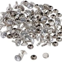 Bnf® 2x50pcs Snap Button Rivets Leather Craft for Garment Accessories 7mm Clear|Crafts | Leathercrafts | Leathercraft Accessories | Studs, Rivets & Tacks-image-99