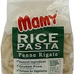 mamy Rice Penne Rigate Pasta, 500Gm | Gluten Free-image-64