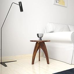 Amazon Brand - Solimo Lygant Modern Side Table (Sheesham Wood, Natural Finish)-image-77