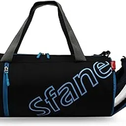 SFANE Polyester Duffle Gym Bag/Shoulder Bag for Men & Women with Separate Shoe Compartment (Blue & Black)-picture-13