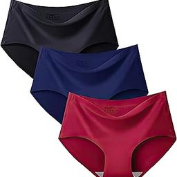 Women's Seamless Hipster Ice Silk Panty (Pack of 3)(Multicolor)(S to 3XL)-image-13
